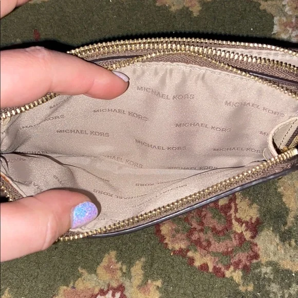 Michael Kors Double Zip Wristlet - Picture 8 of 9